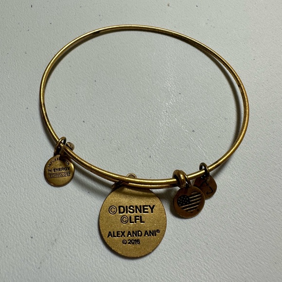 Disney/ Star Wars Princess Leia Alex and Ani Gold Bracelet - Picture 3 of 3